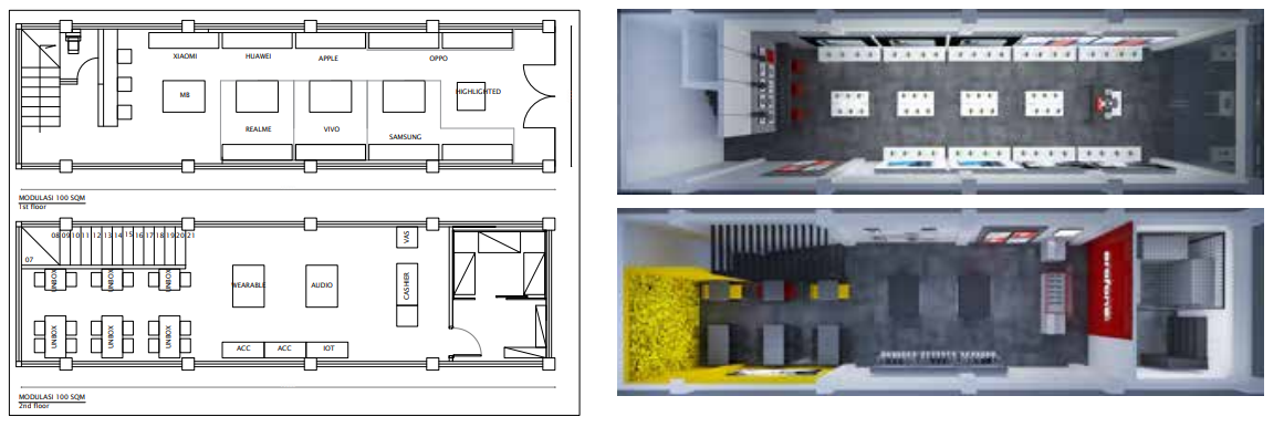 Tata Letak 60 m2 1 lantai